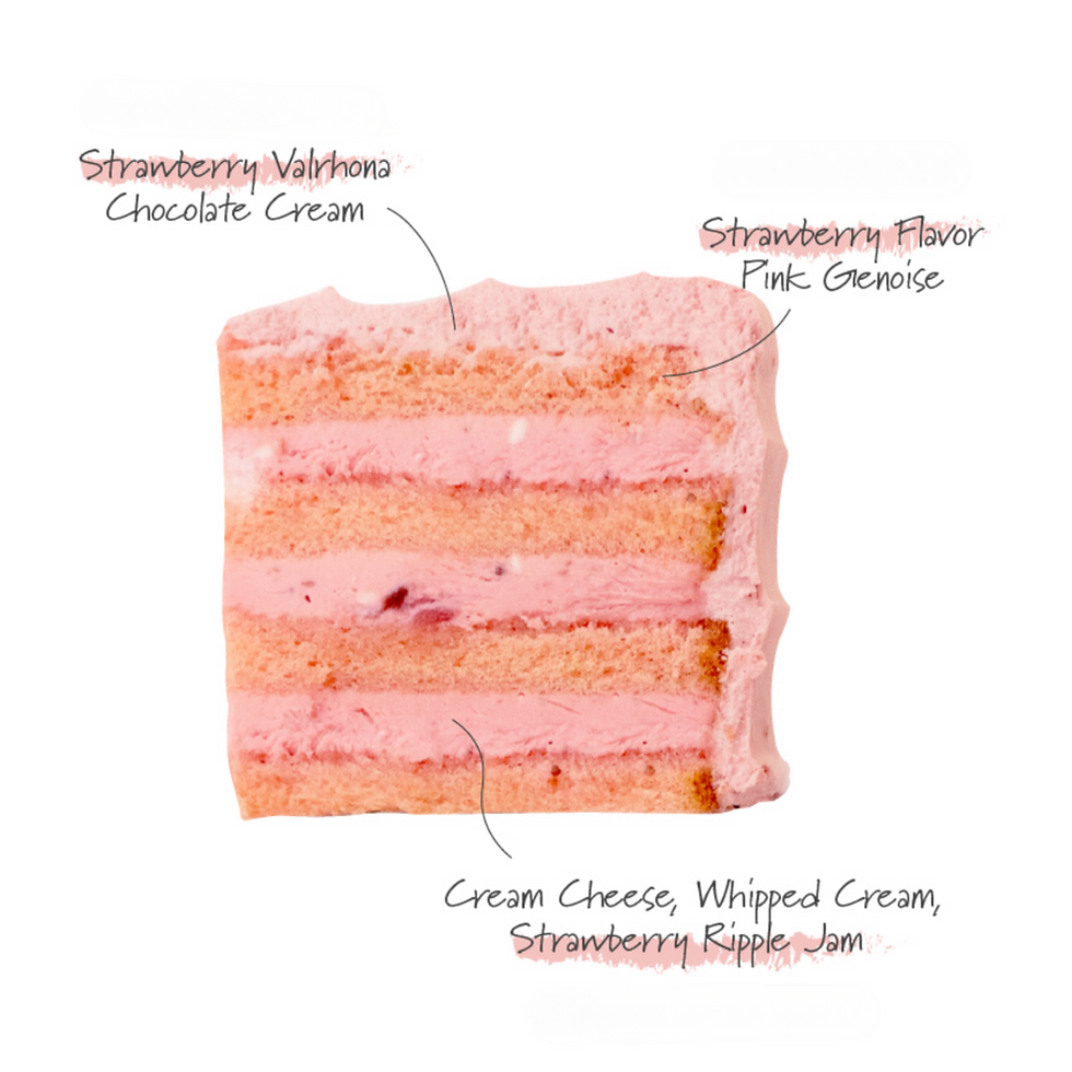 Thumbnail: Pink Strawberry Chocolate Cream Cake