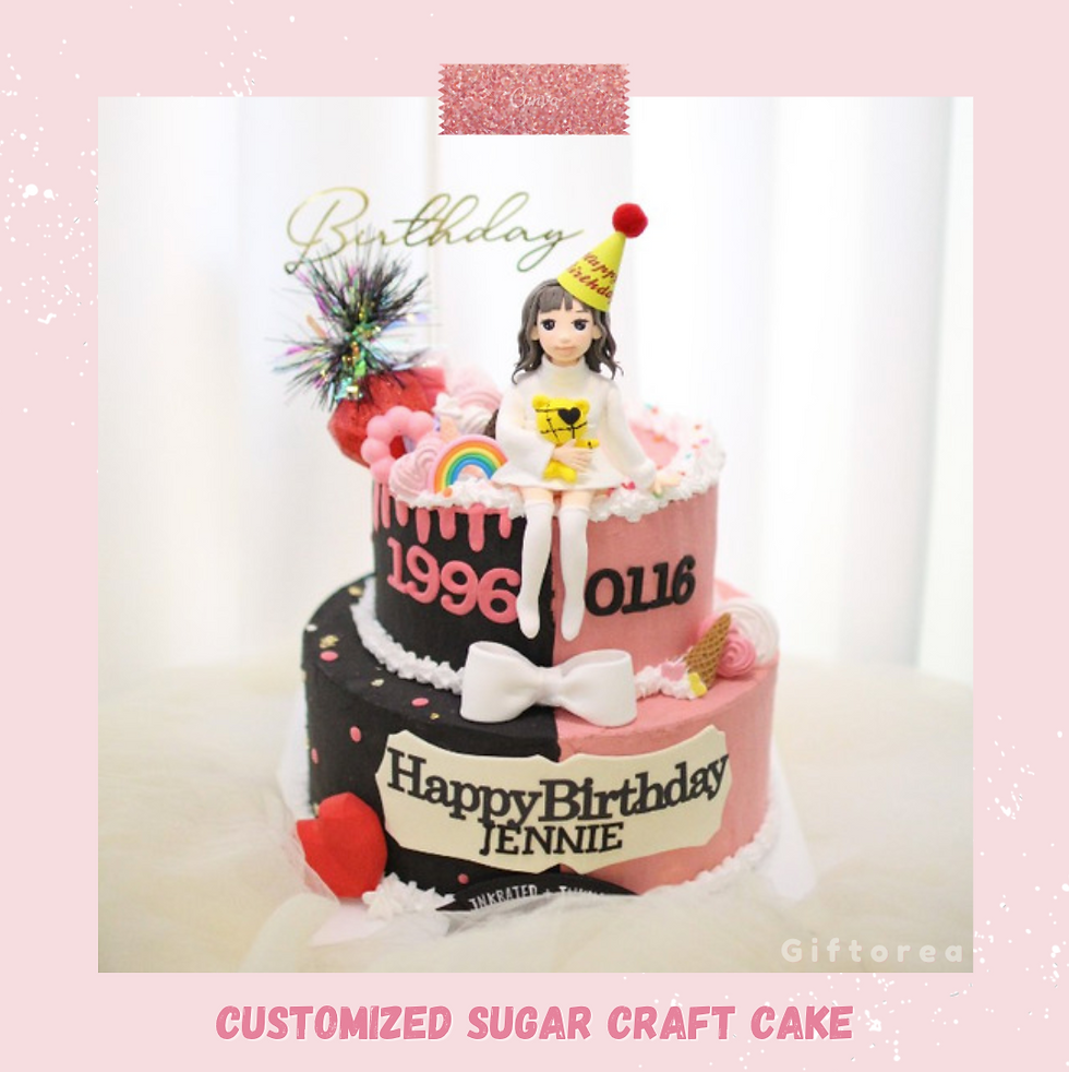 blackpink customized cake for jennie
