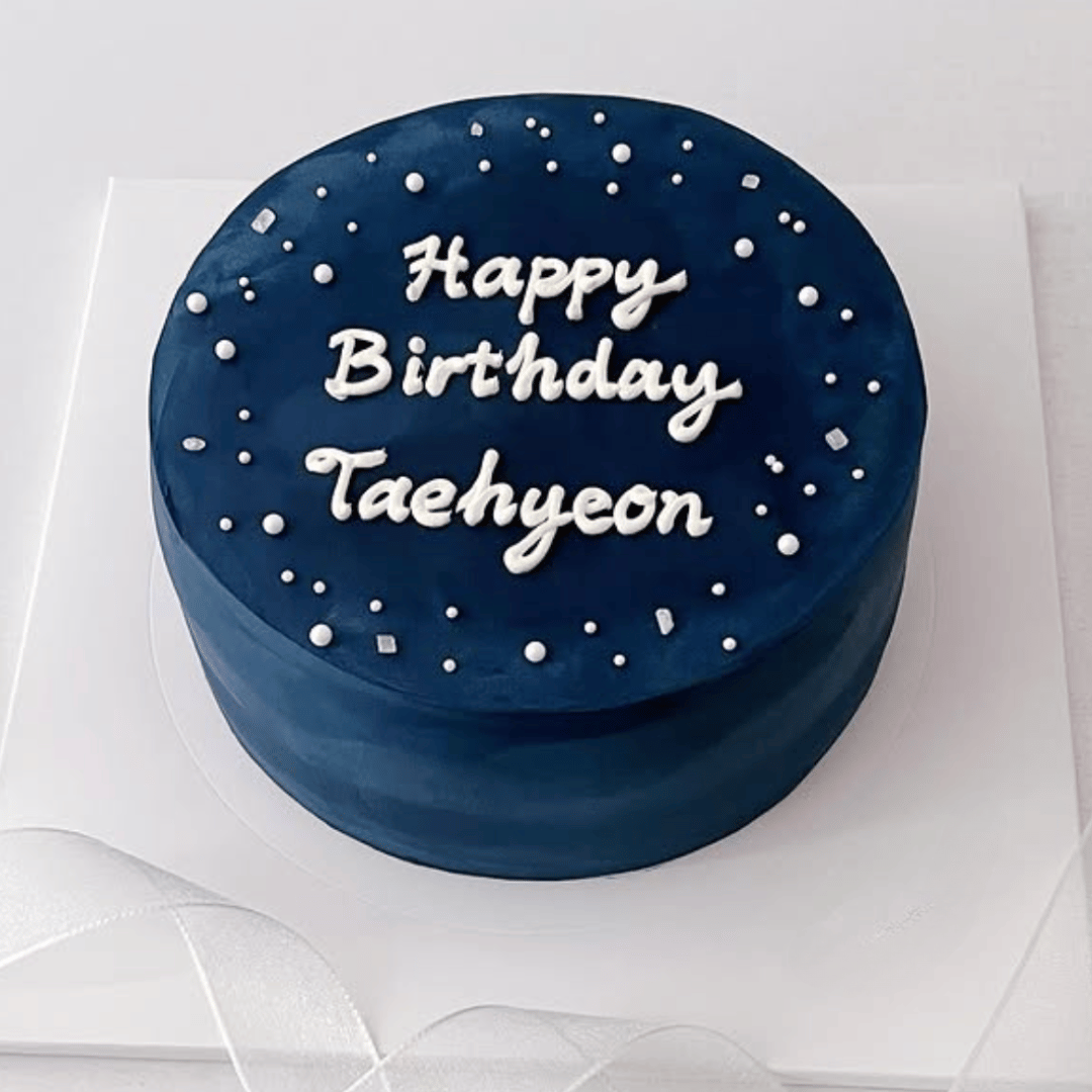 Starry Night Message Cake