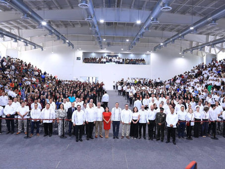 Entrega Américo gimnasio-auditorio al Tec Victoria; inversión fue de 84 mdp