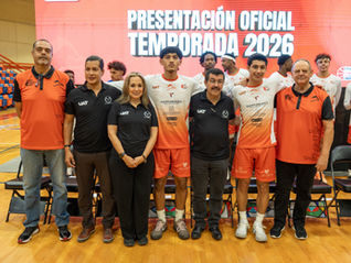 Rector Dámaso Anaya encabeza presentación oficial del Corre Basket UAT para la  temporada 2026 de la LNBP