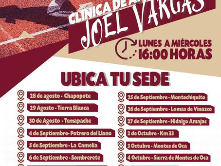Anuncia Gobierno Municipal Clínicas de Atletismo impartidas por Joel Vargas; atleta internacional