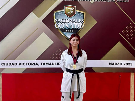 Alumna de la UAT se clasifica en primer lugar al nacional de la CONADE en Taekwondo
