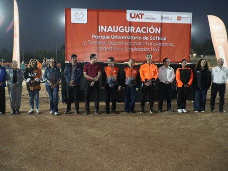 Inaugura rector Dámaso Anaya el Parque Universitario de Softbol de la UAT