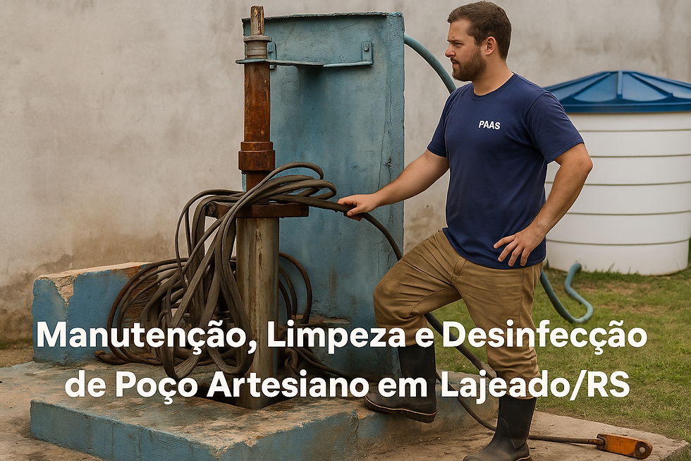 manutenção de poço artesiano em Lajeado rs