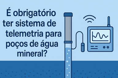 É obrigatório ter sistema de telemetria para poços de água mineral?