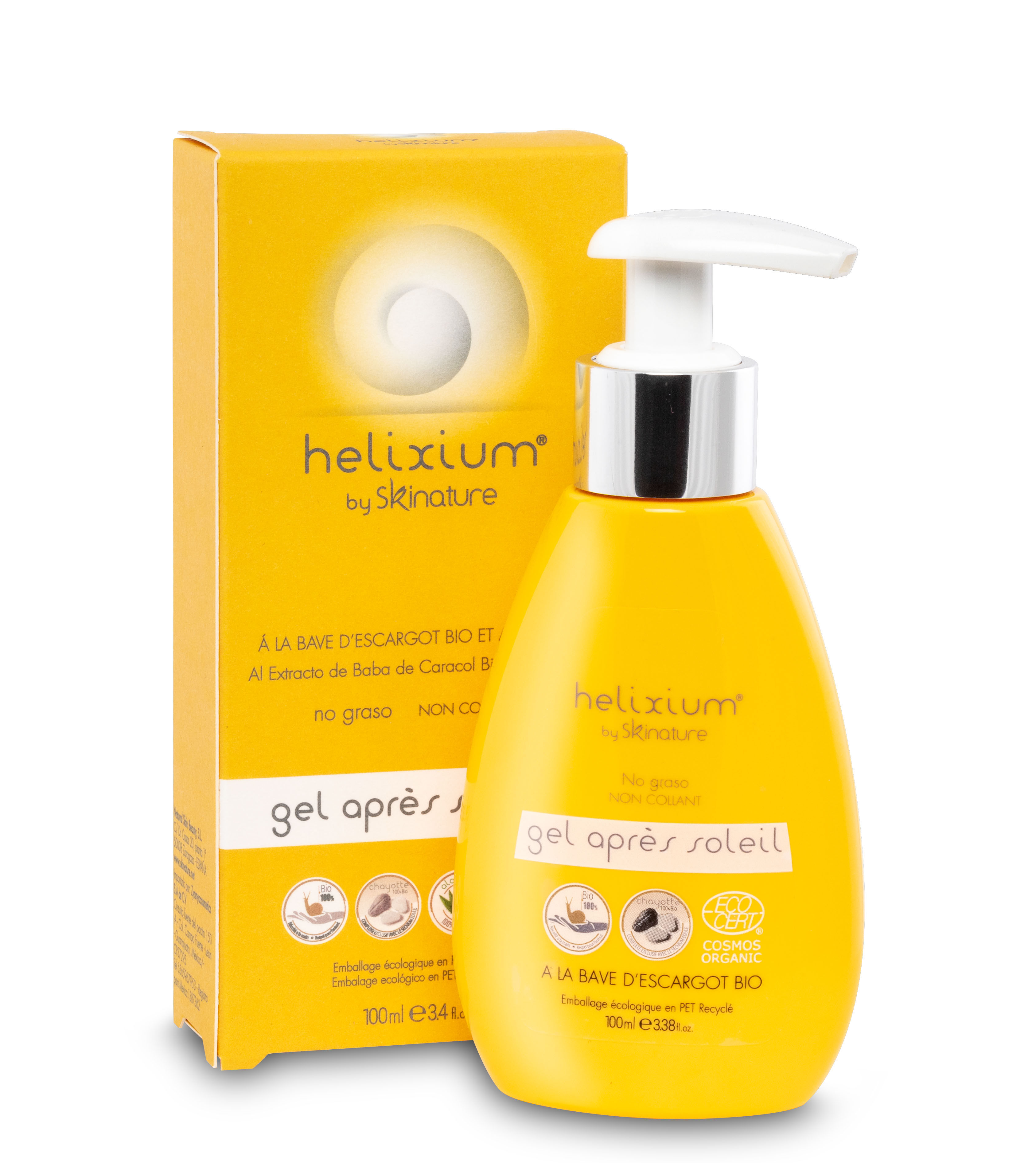 био възстановяващ гел за след слънце с охлюв и алое вера