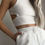 Thumbnail: Hallow Out Design Ribbed Crop Top