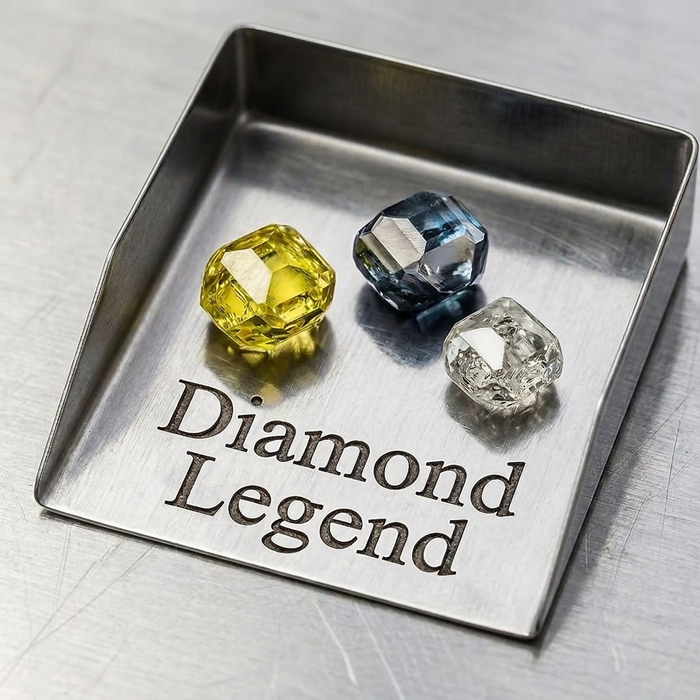 Diamantes criado a partir das cinzas ou do cabelo mais conhecido como "diamante de cinzas" ou "diamante de cabelo" de um ente querido, o "diamante memorial"