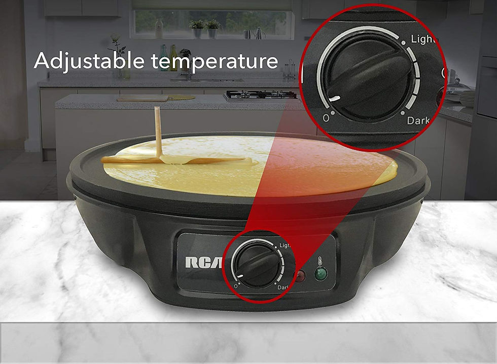 Miniatura: RCA Crepera de plancha anti adherente temperatura ajustable
