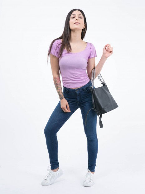 Miniatura: Playera escote princesa