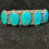 Thumbnail: Blue gem row bracelet 
