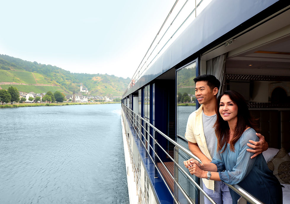 One of the reasons we love river cruises so much (and we know you’ll agree) is the feeling of walking into a luxurious suite or twin-balcony stateroom that will be your home away from home for the next 7- 10 days or more. Whether you choose to have a window view, a private balcony, or even a twin balcony, you’ll always have a room with a view.