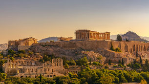The acropolis in Greece