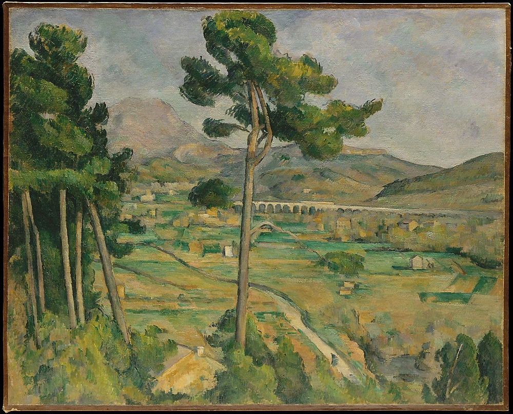 Montanha de Santa Vitória e viaduto, Cézanne, 1882-85