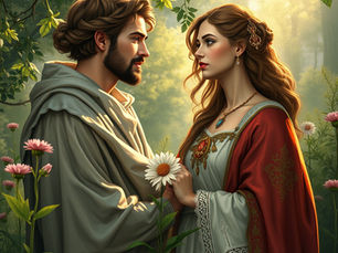 couple d'un bon homme et d'une bonne femme (noms réels des cathares)