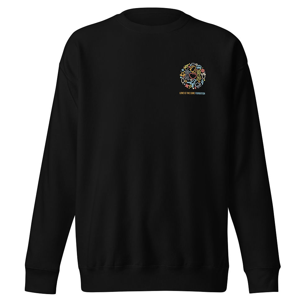 Thumbnail: Classic Love is the Cure Unisex Premium Sweatshirt