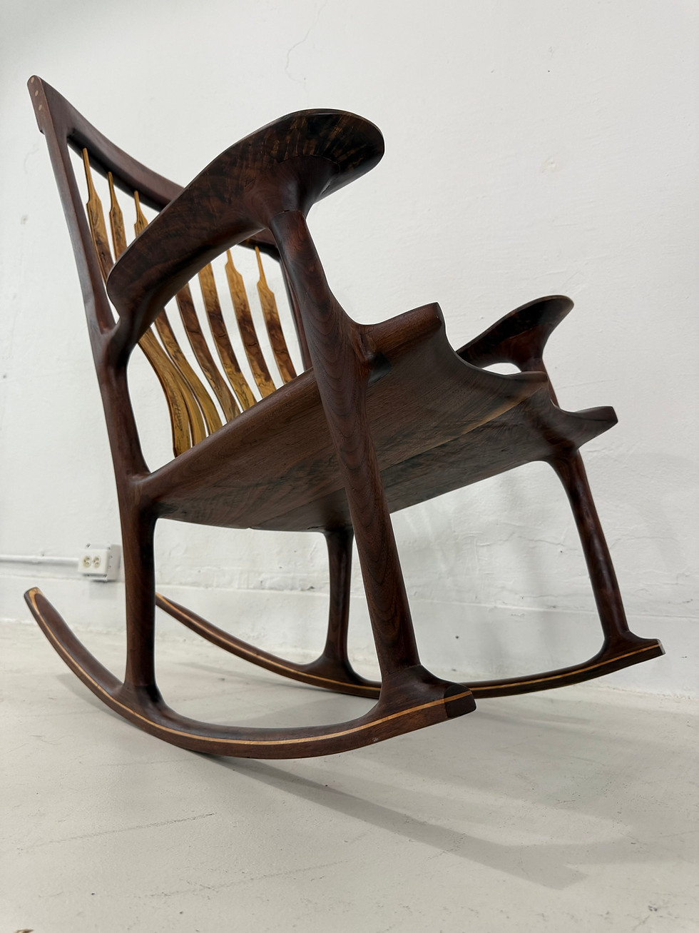 Thumbnail: Figured Walnut Maloof Rocker