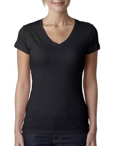 Thumbnail: Ladies' Perfect Sporty V-neck T-shirt