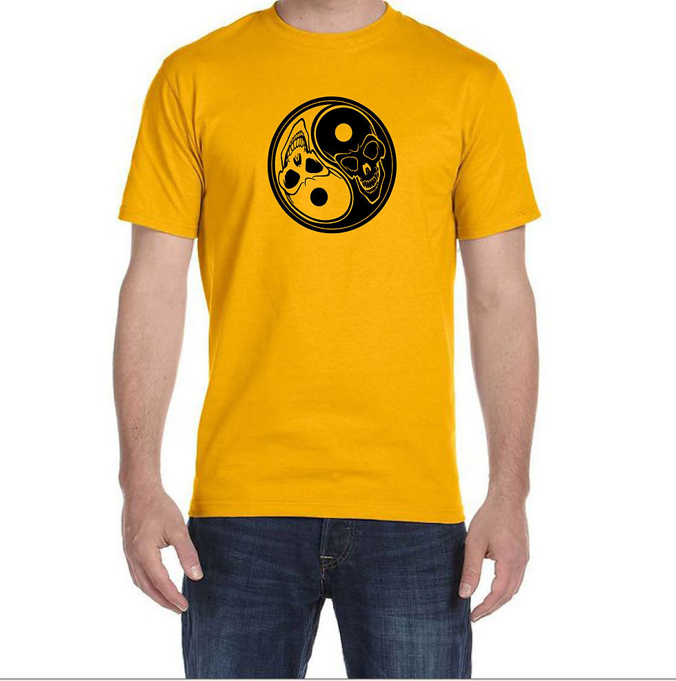 Thumbnail: Ying Yang Skulls T-Shirt