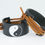 Thumbnail: Leather Wrist Cuff "Ying Yang" Graphic