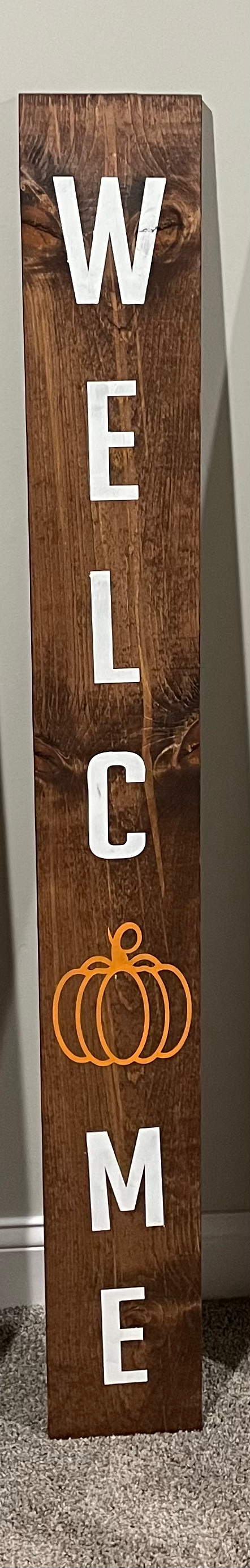 Thumbnail: 11 - Tall wooden sign