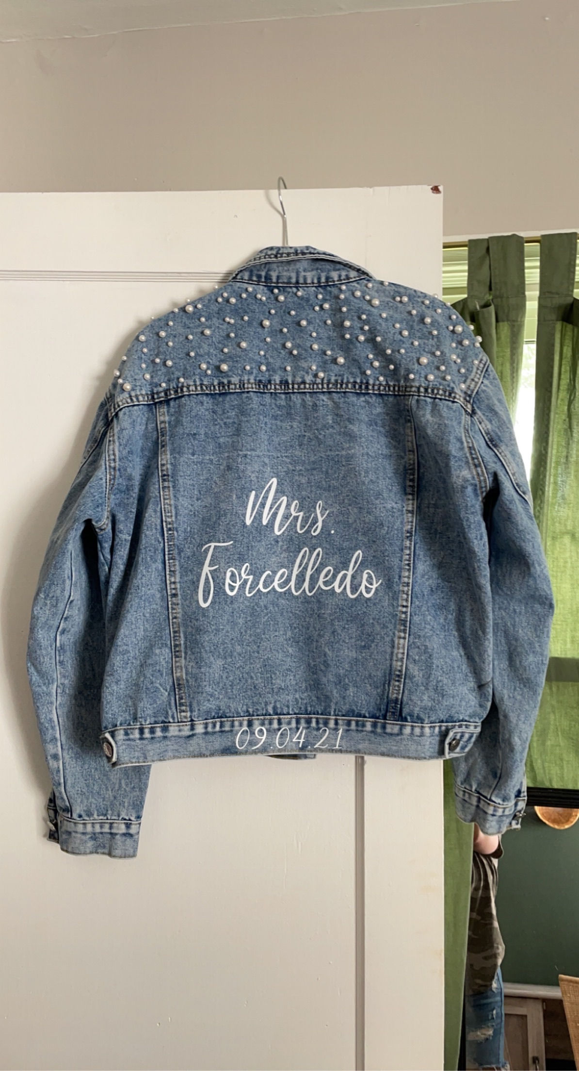 12 - Personalized Wedding Jean Jacket