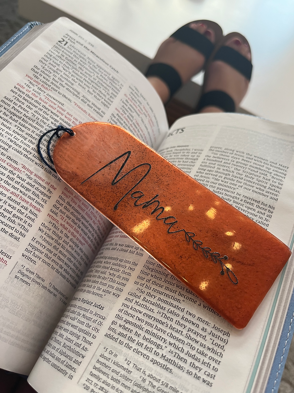 Thumbnail: Personalized Color Resin Bookmark