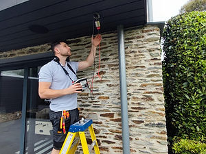 Inspecting electrics for a property sale