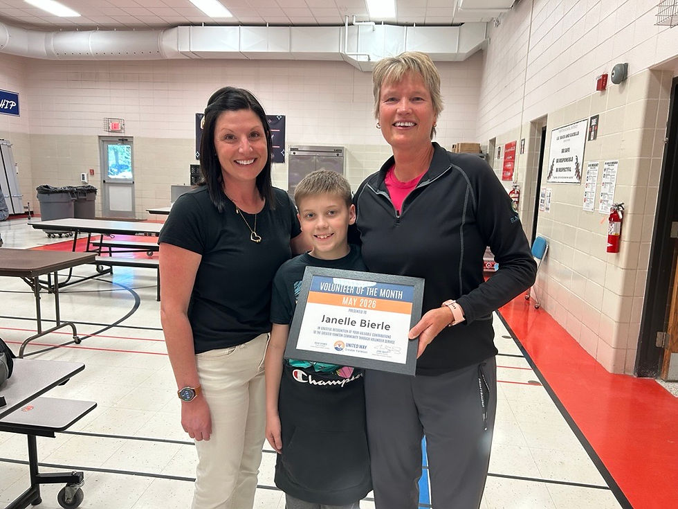 2026 May Volunteer of the Month - Janelle Bierle