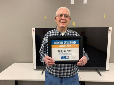 January 2022 Volunteer of the Month - Paul Maynell