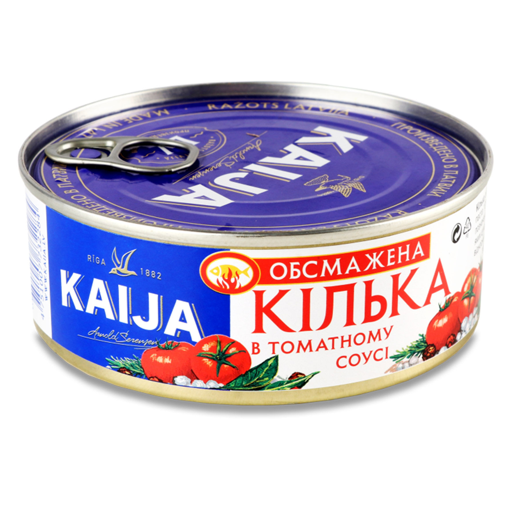 Кілька обсмажена у томатному соусі, ТМ Kaija, 240 г