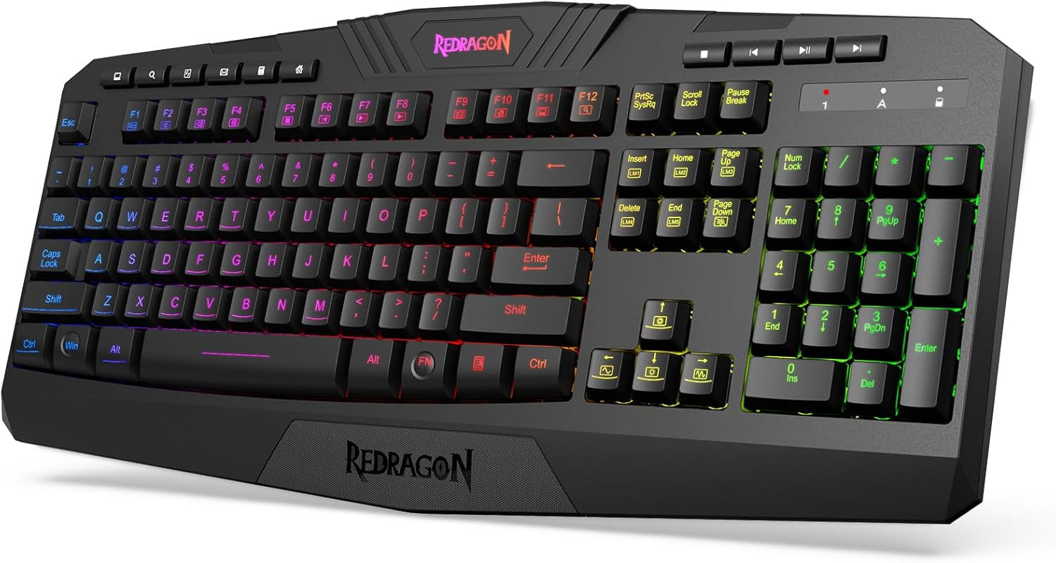 Redragon K503 HARPE Membrane RGB Gaming Keyboard