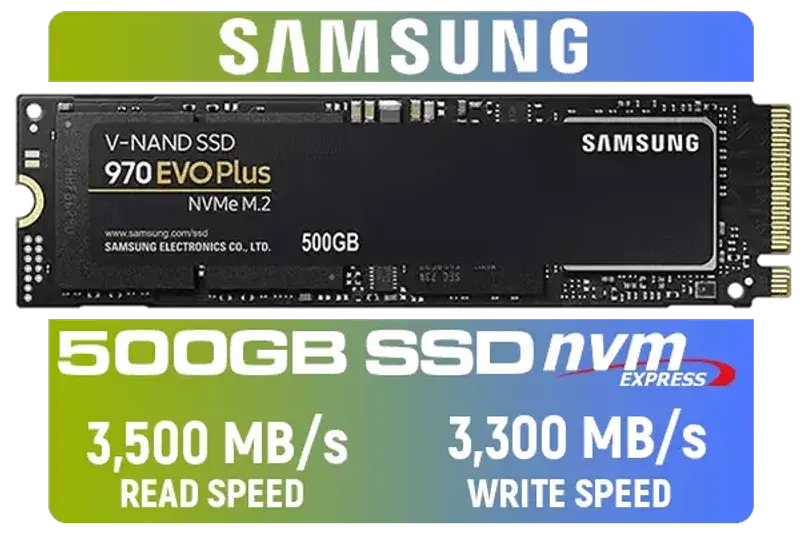 Thumbnail: Samsung 970 EVO Plus 500GB NVMe SSD