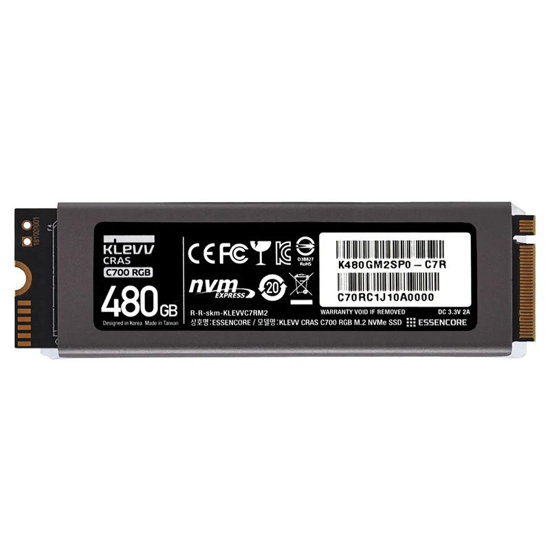 Thumbnail: KLEVV CRAS C700 RGB | M.2 NVME | 480GB