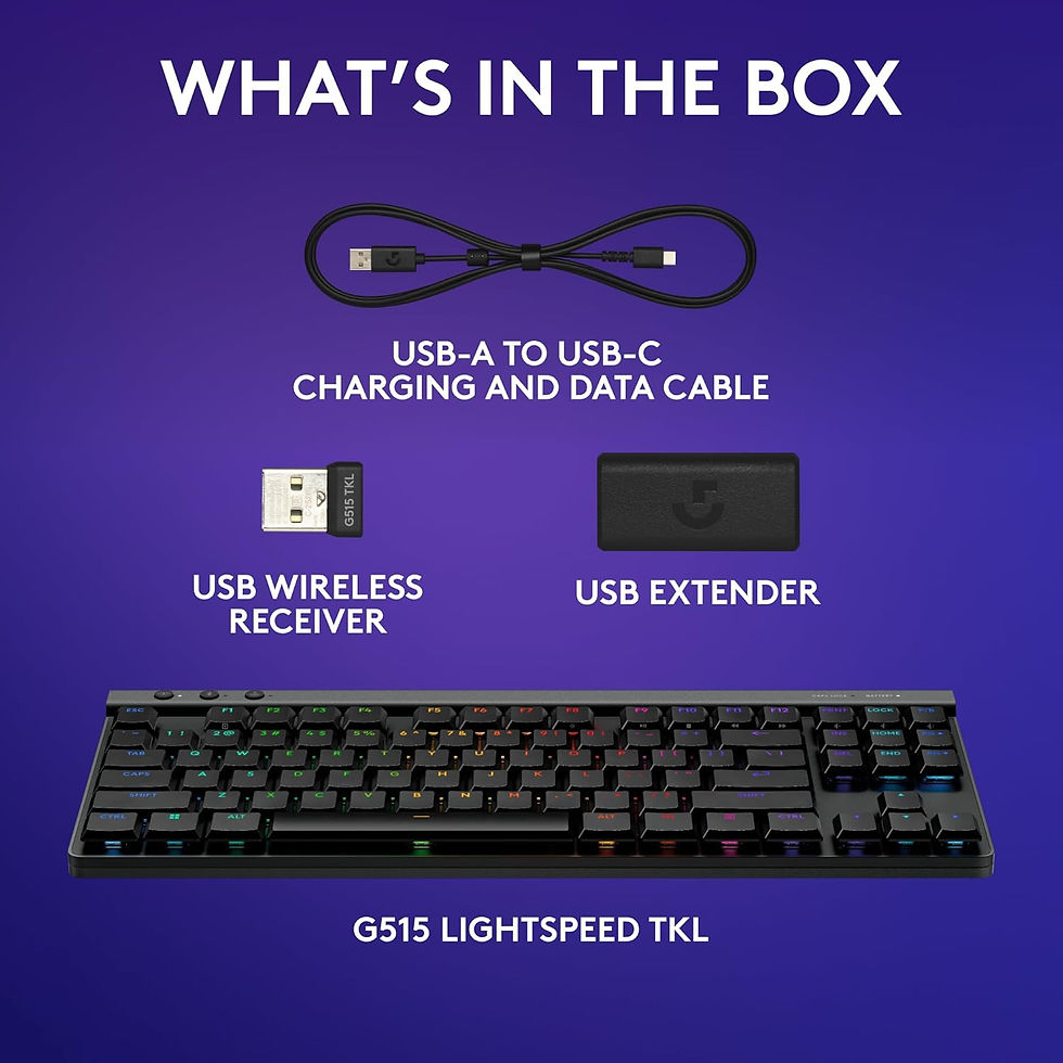 Thumbnail: Logitech G515 LIGHTSPEED TKL Wireless Gaming Keyboard