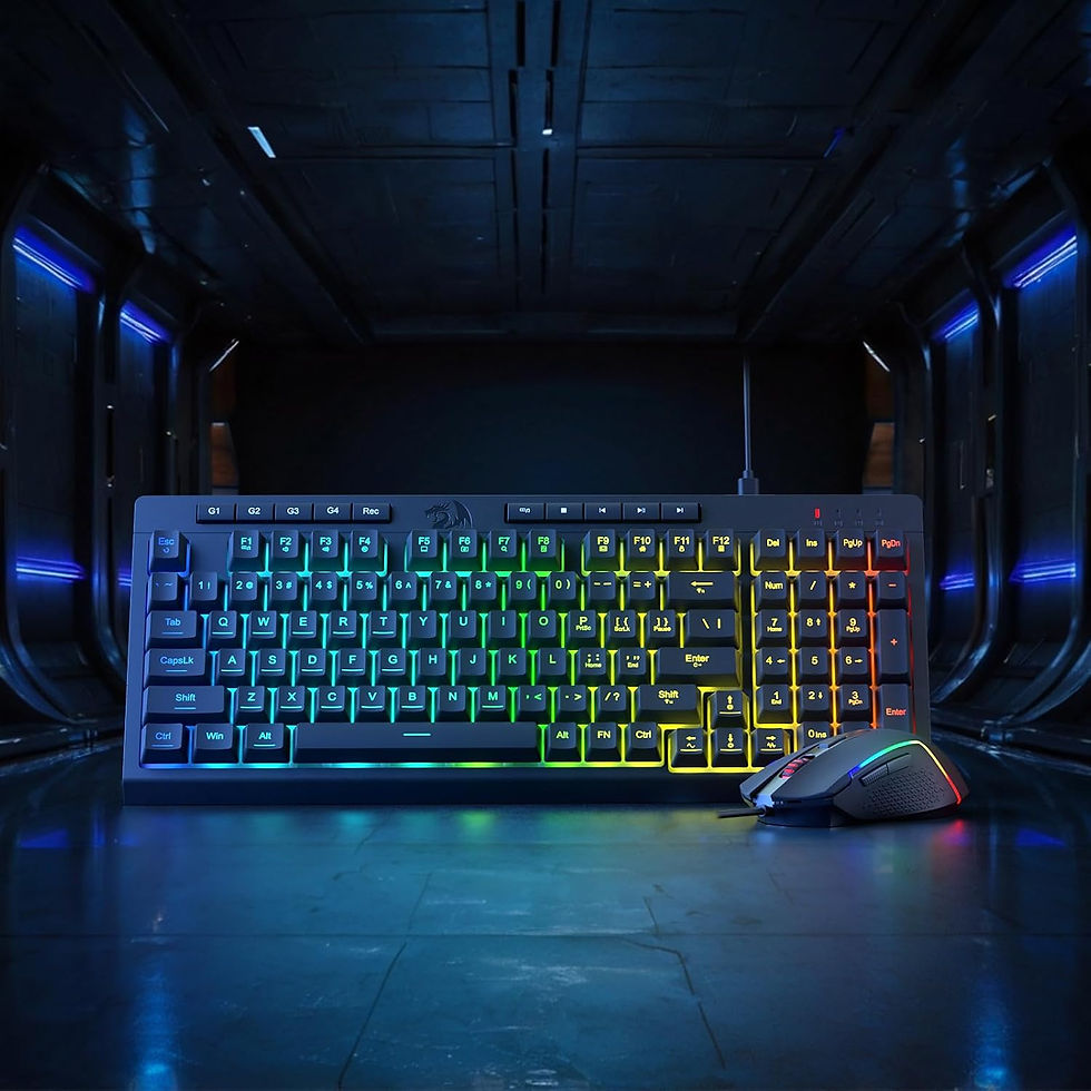 Thumbnail: Redragon RYLO S141 Membrane Gaming Keyboard & Mouse Wired Combo