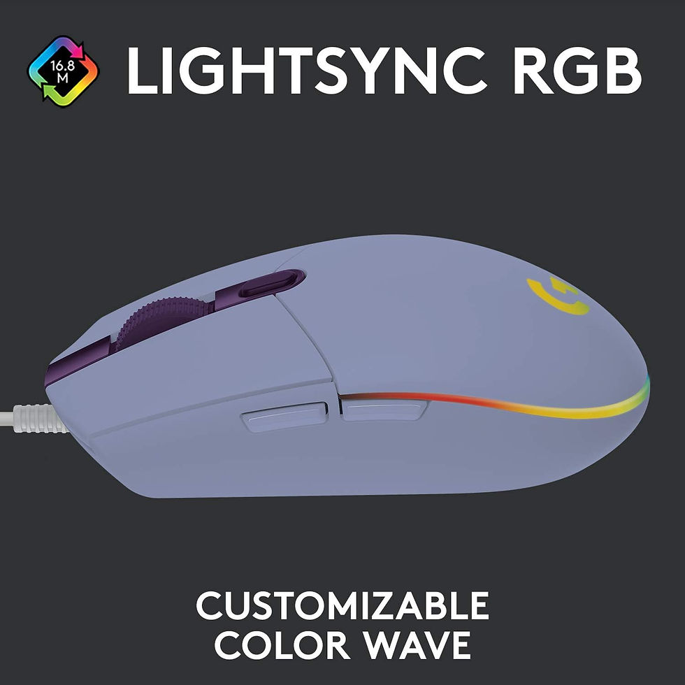 Thumbnail: Logitech G203 LIGHTSYNC Gam Mouse Lilac