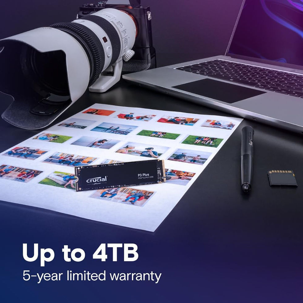 Thumbnail: Crucial P3 Plus Series SSD | M.2 NVME | 500GB