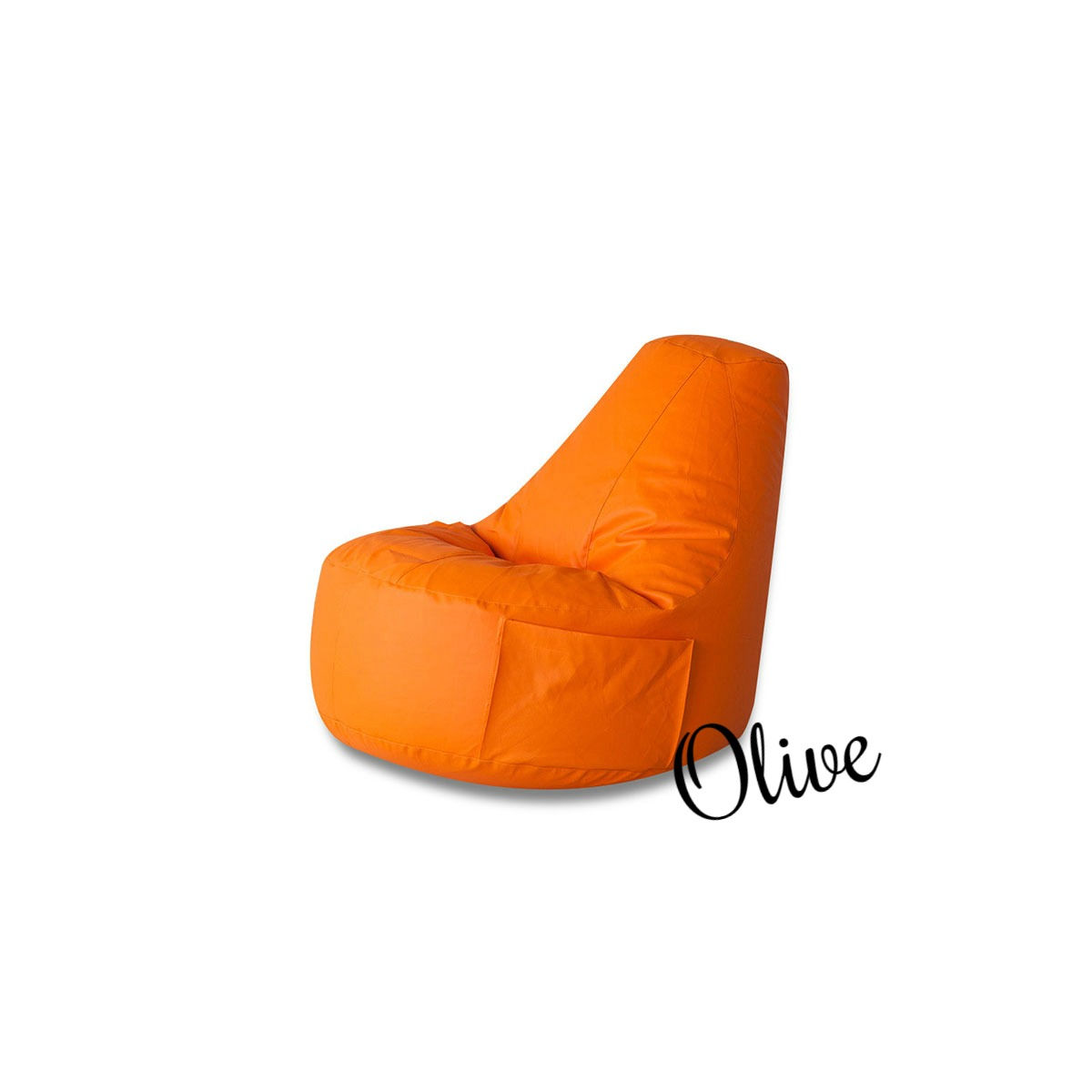 Кресло-мешок Comfort Orange экокожа
