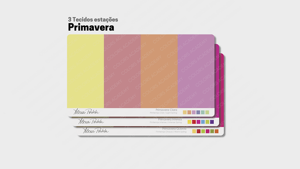 Miniatura: Tecidos Análise Coloração Pessoal Colors Academy