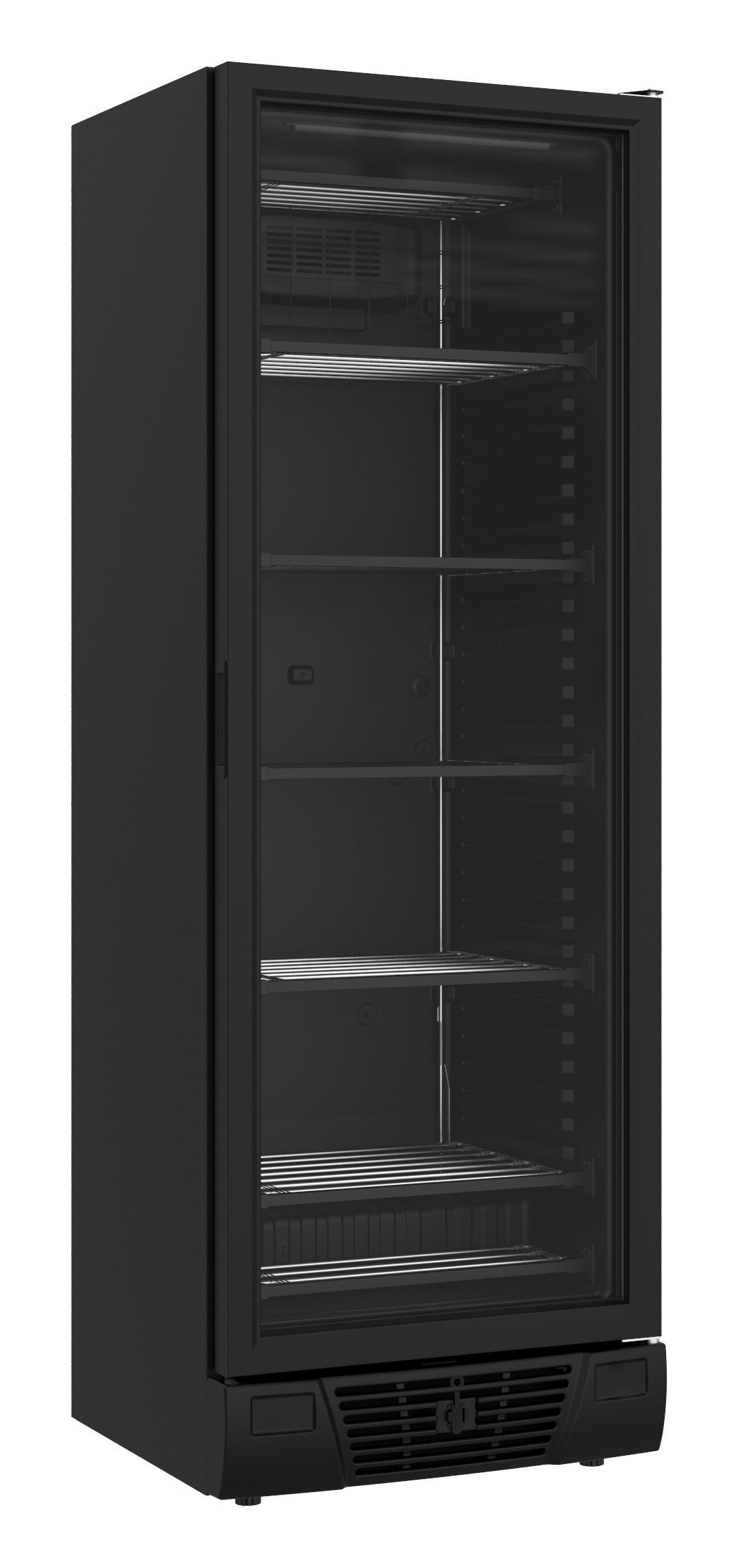 black freezer front led