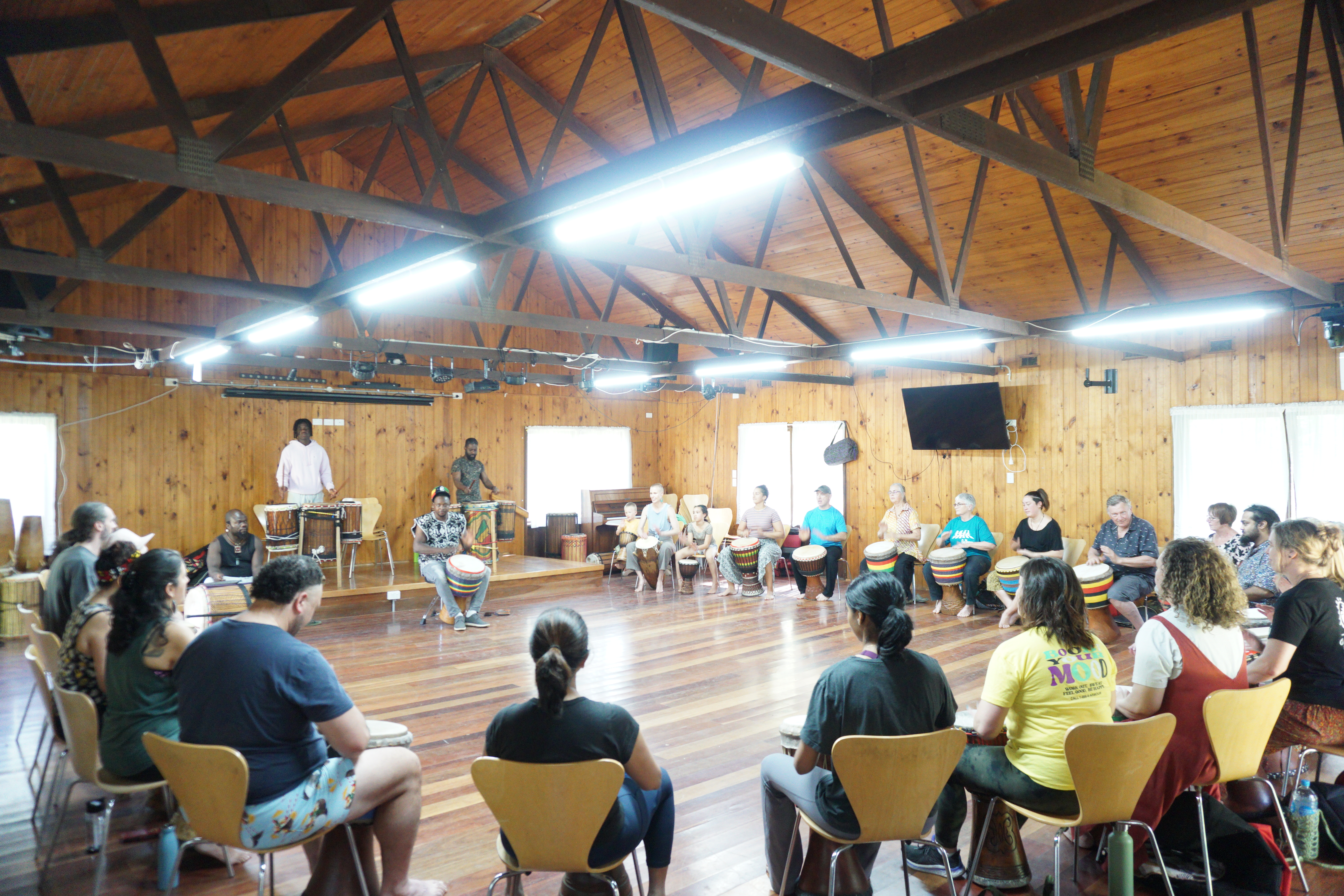 The serene and rolling green hills of the Yarra Valley providing a peaceful backdrop for the workshop.