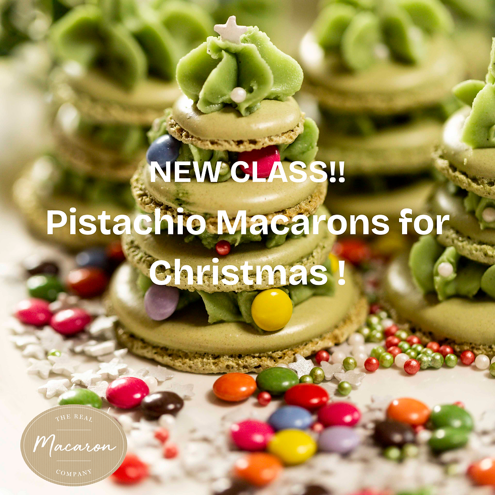 Pistachio Macarons for Christmas - Saturday 12th December 1pm-4pm