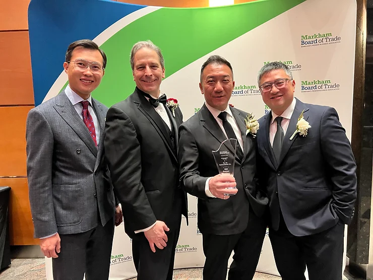 TSS honored with the prestigious Innovation Business Excellence Award by the Markham Board