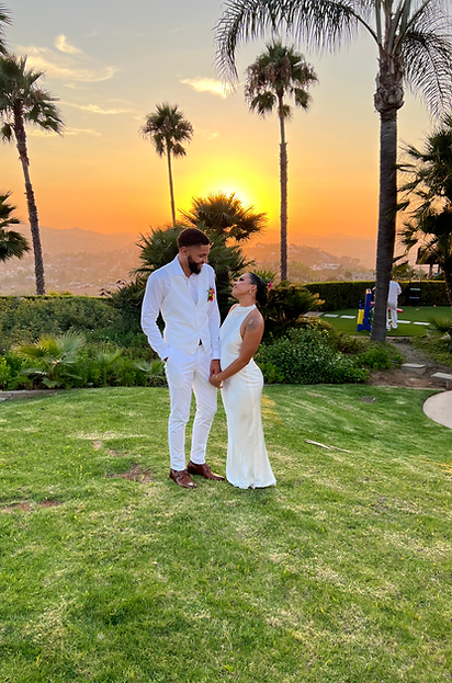 Groom and bride