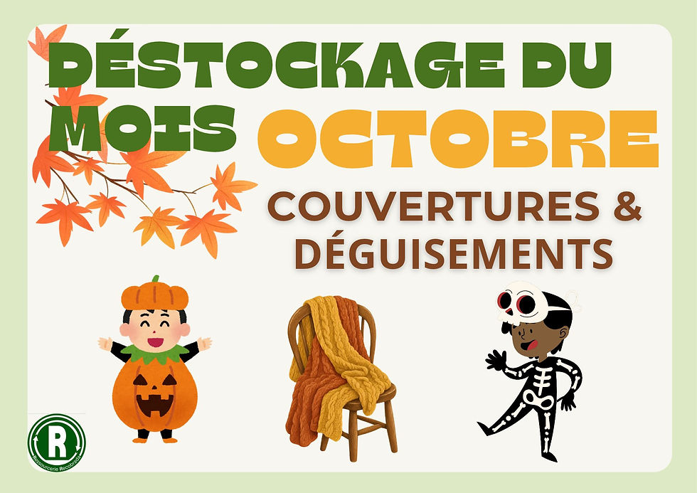 🍄Déstockage d'octobre 🍂 !