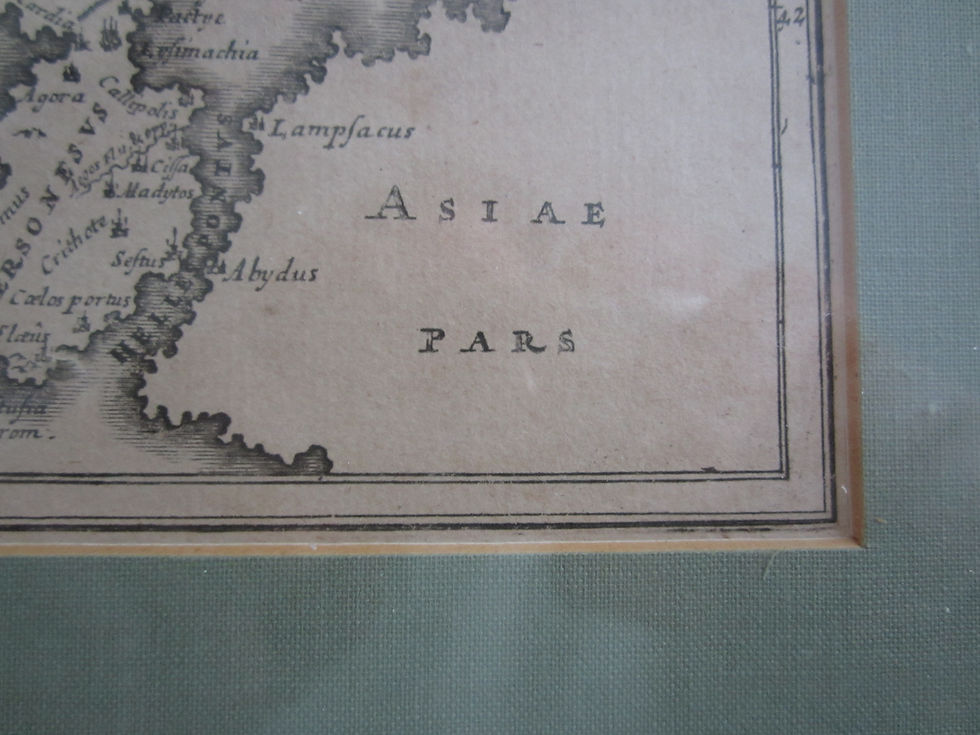 1700's Christophus Cellarius Map of Thracia Antiqua