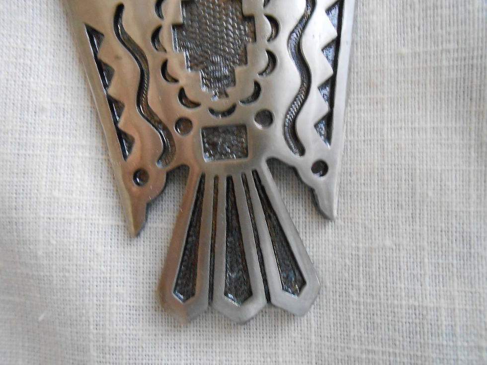 Thumbnail: 1970s Florenta of Calif. Inc. Thunderbird Pendant and Chain
