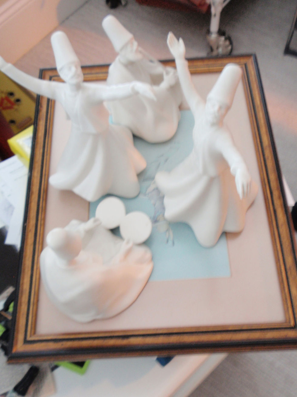 Thumbnail: Four Piece Ceramic Whirling Dervish Set